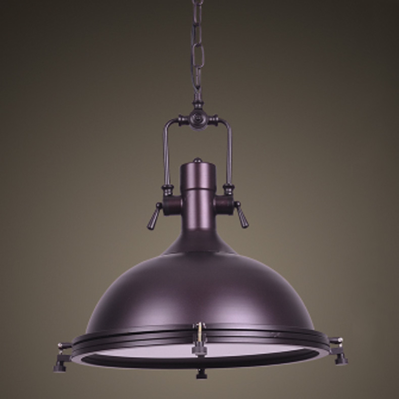 

Nautical Pendant Light with Frosted Diffuser 18'' Wide