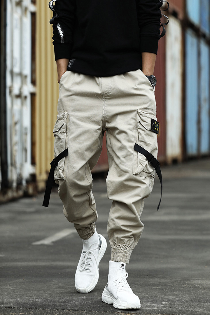 elastic bottom cargo pants