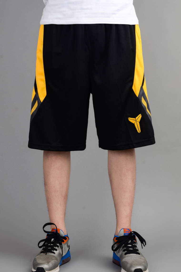 black casual shorts
