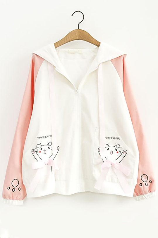 cute zip up jacket