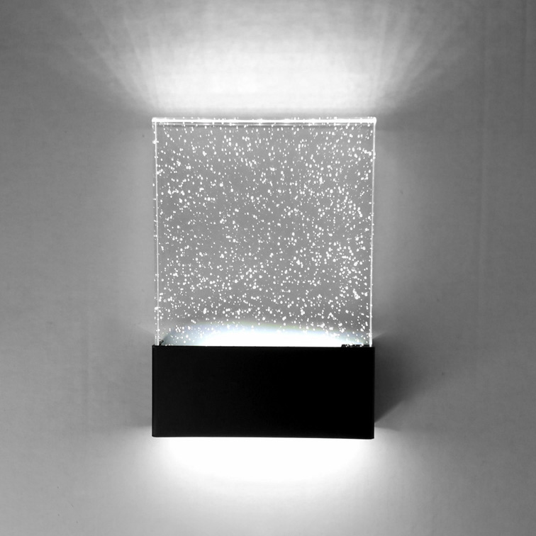 Modern Bubble Glass Led Wall Lighting 6 70 X9 44 5w Frame Sconce Lights With Warm White Light Color Changing Decorative For Bathroom Wac Hallway Beautifulhalo Com - Led Colour Changing Wall Lights