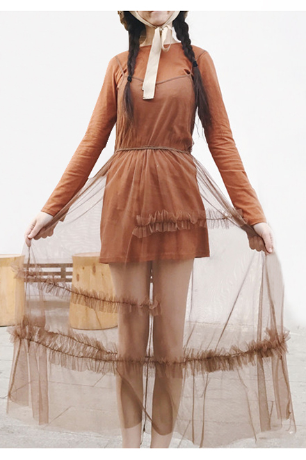 sheer long shirt dress