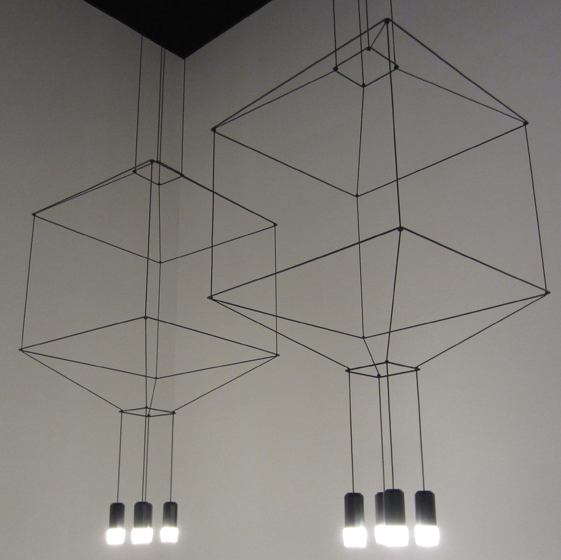 

Metal Made Diamond Close to Ceiling Light in White