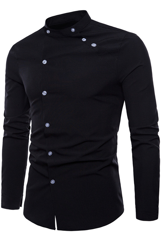 plain black shirt pattern