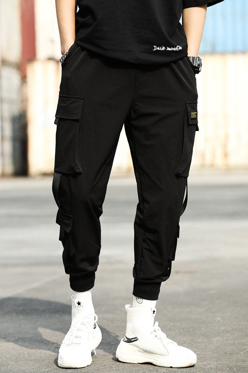 Spring Autumn Thin Cargo Pants Men Multi-pocket Jogger Pants Male Plus Size  Casual Oversize Clothing Varsity College 2024 - AliExpress