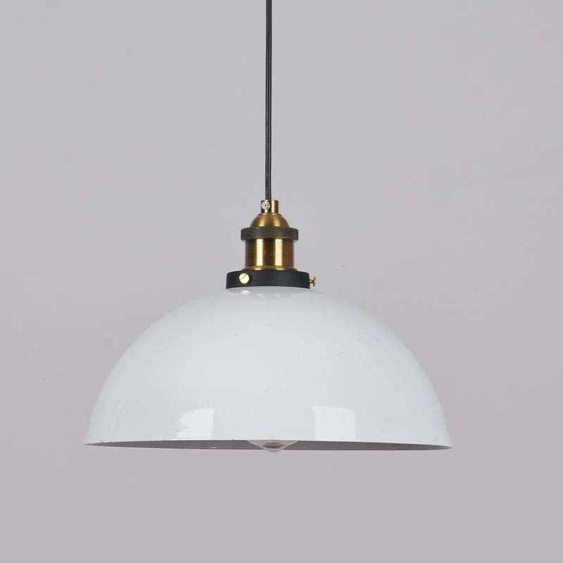 

Simple Vintage Style 1 Light Bowl Shape Small Industrial Style Pendant