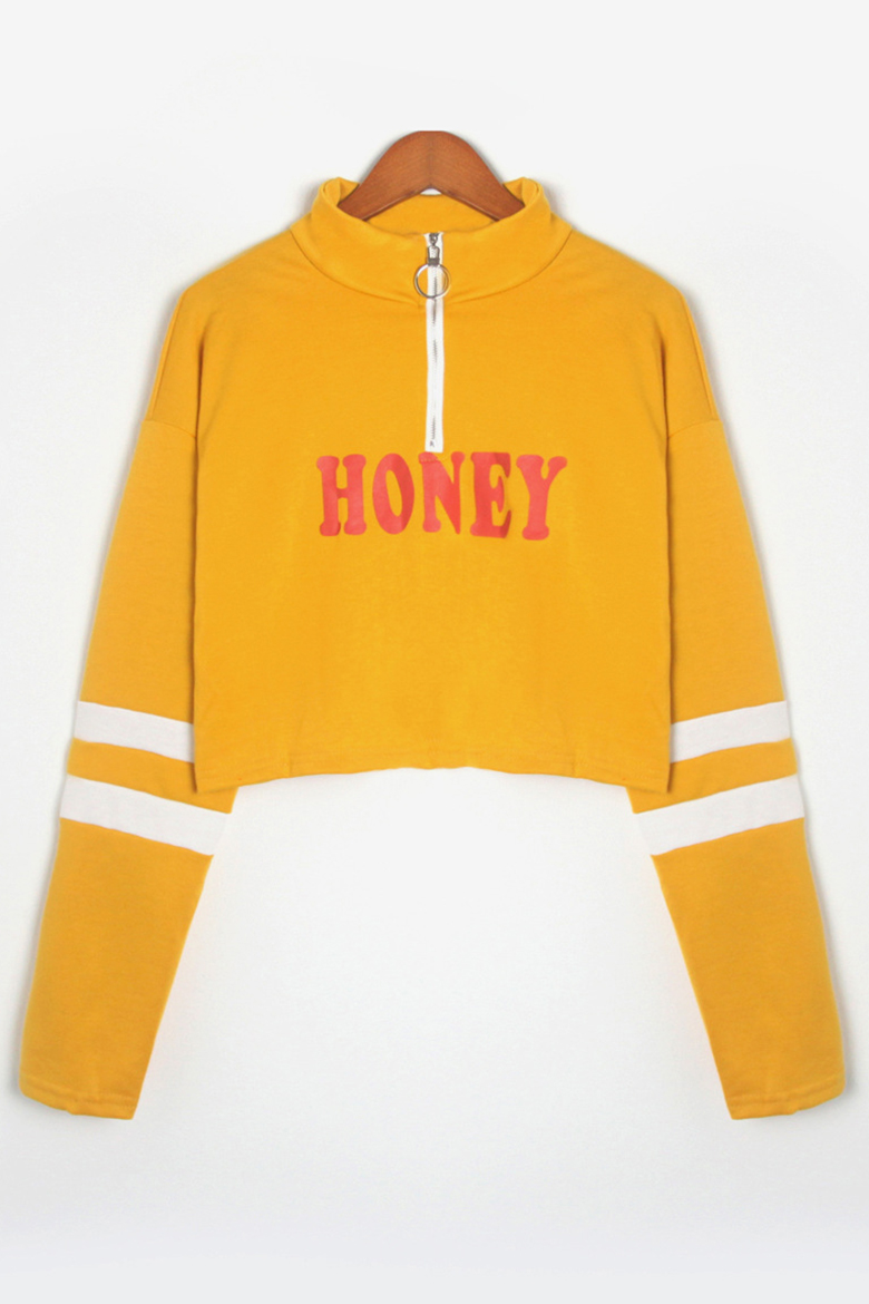 yellow honey hoodie