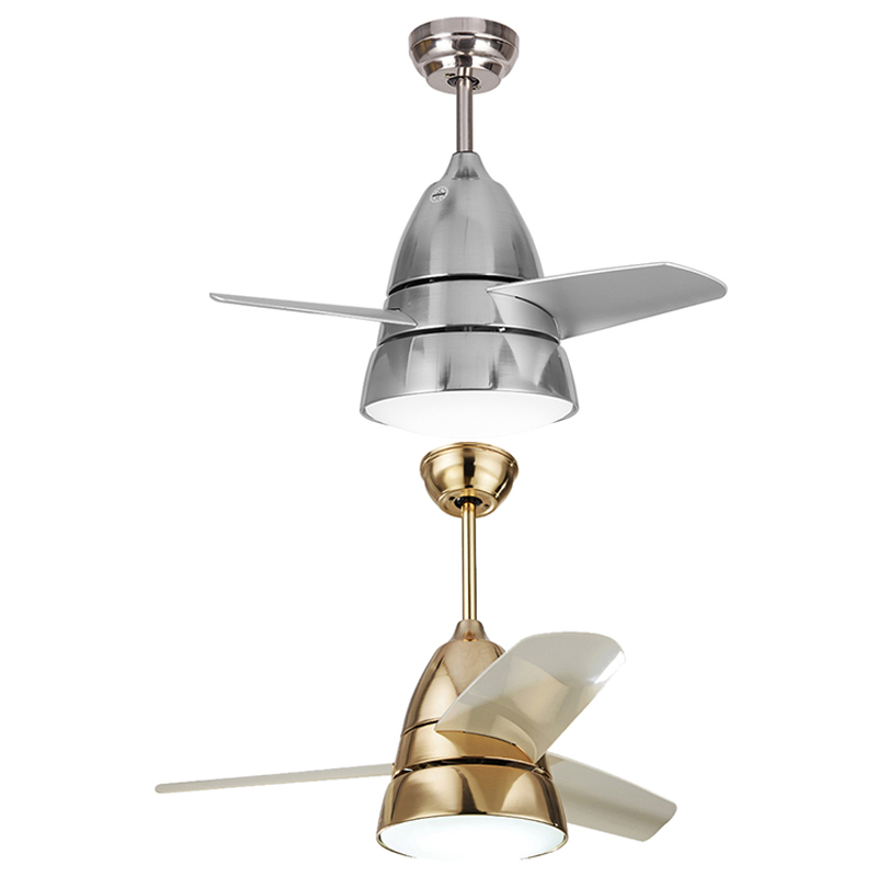 Brushed Nickle Brass Indoor Ceiling Fan, Brass Ceiling Fan With Light