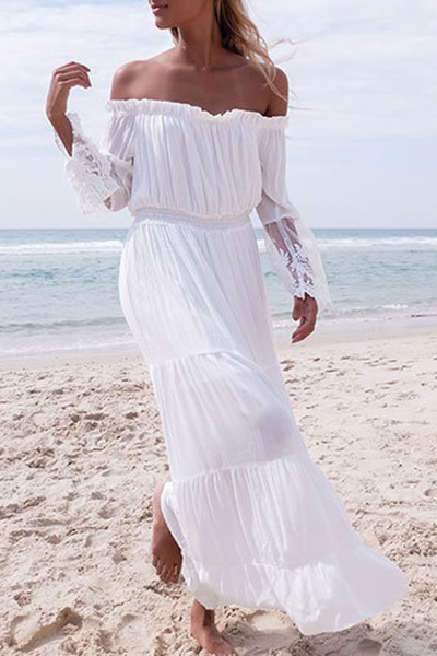 mid length beach dresses