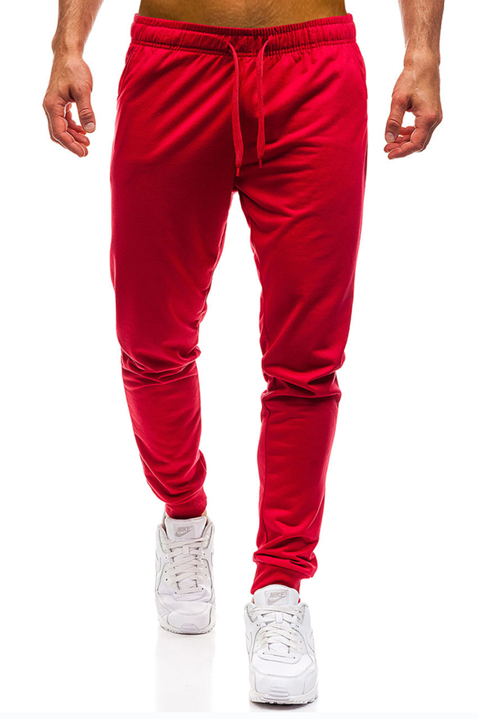 plain red sweatpants