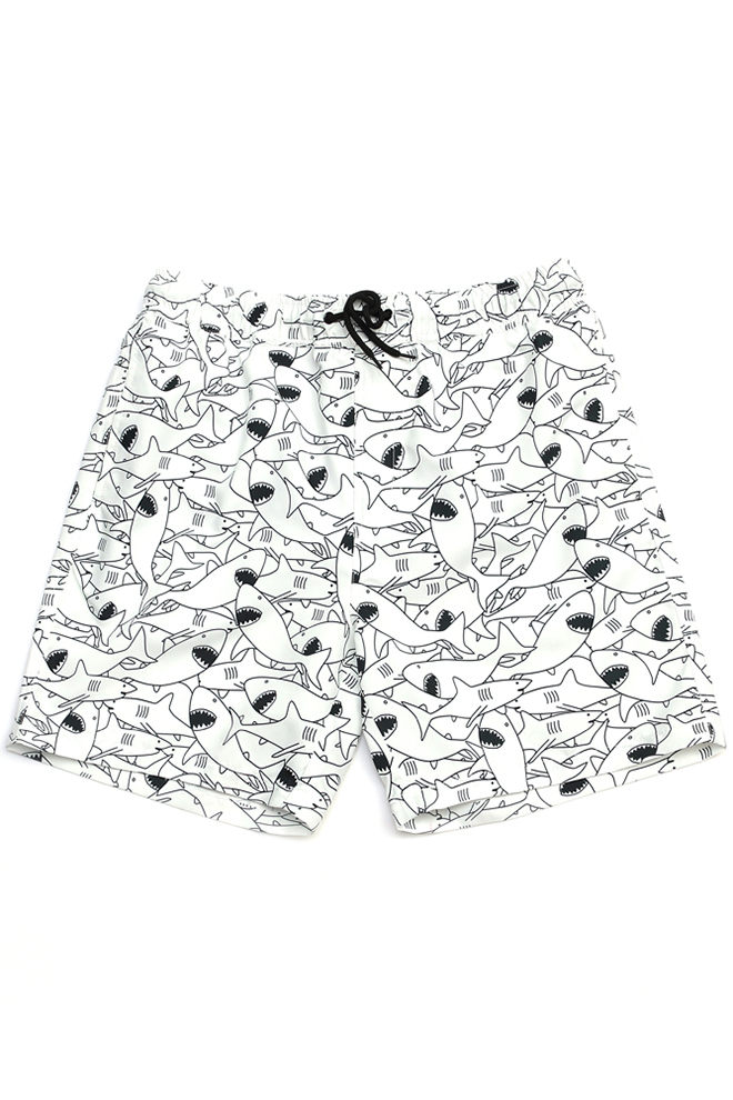 mens white beach shorts