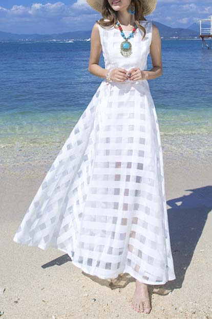 long casual beach dresses
