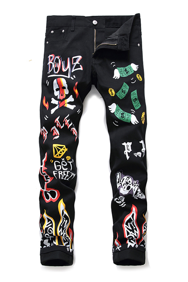 graphic jeans mens