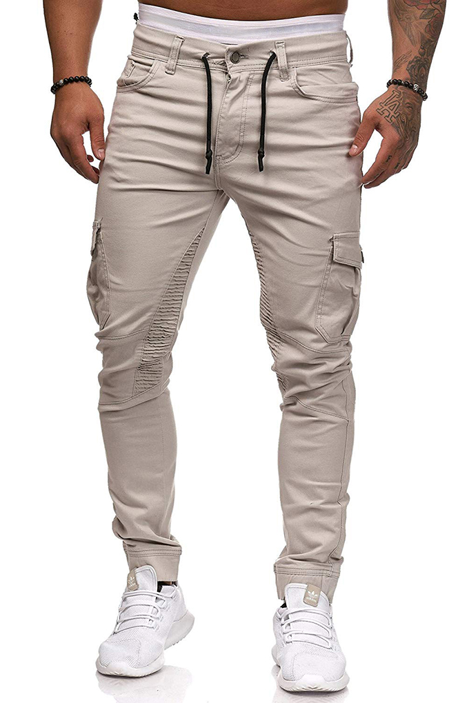 mens fitted track pants