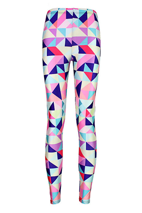 

Women's Digital Print Ankle Length Leggings, Pink