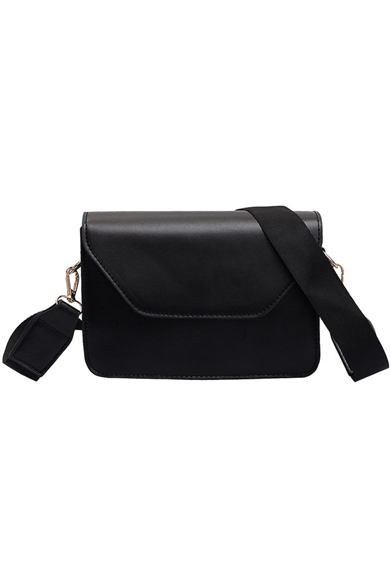 simple black crossbody purse