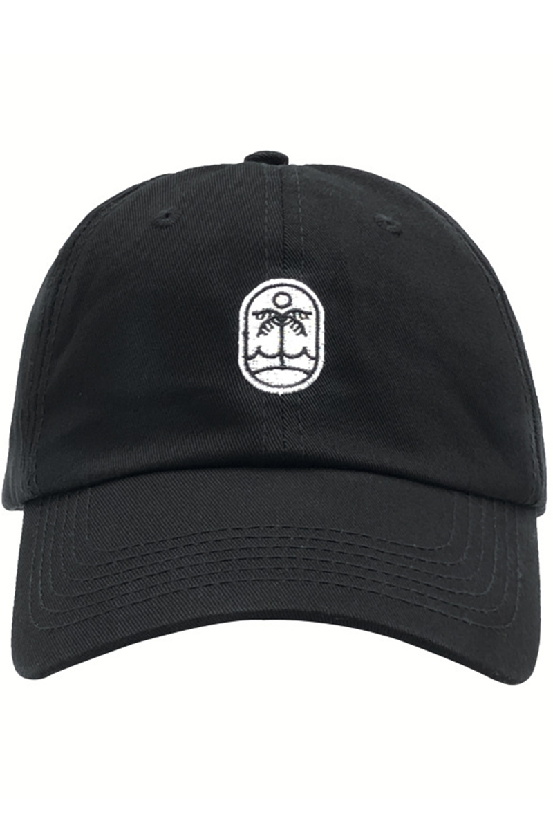 simple black baseball cap