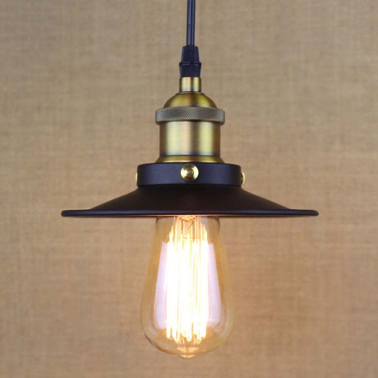 

Black Finished 7'' Wide Mini Industrial Indoor Pendant Lighting