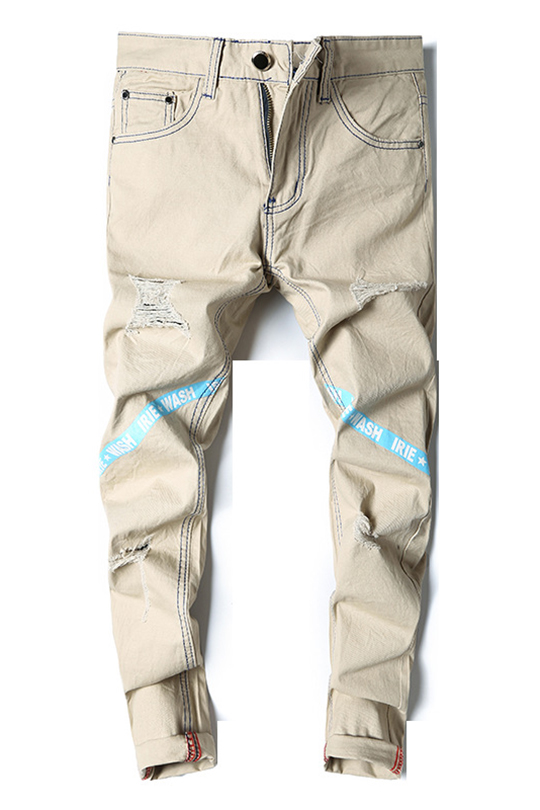 ripped khakis