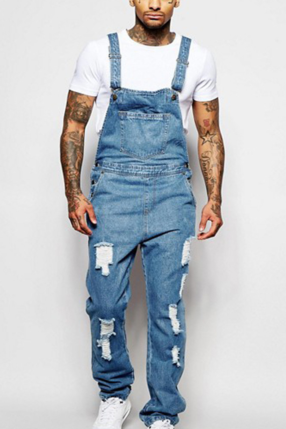 blue jean bib overalls