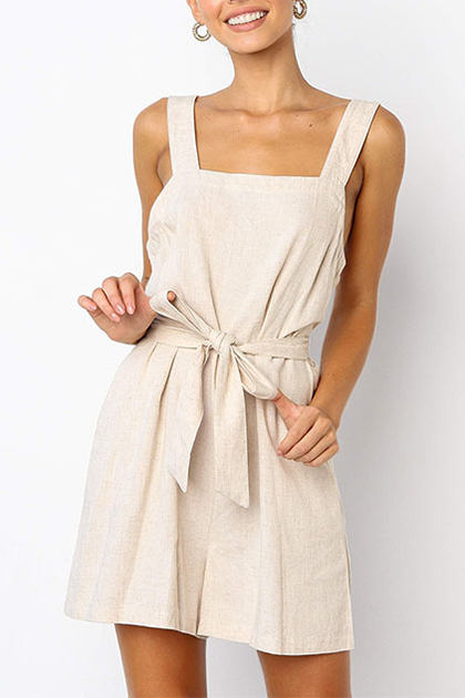 beige romper