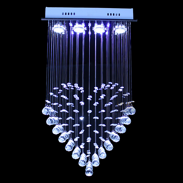 Led crystal. Crystal led 27. 4 Strand Chandelier by Radnor.