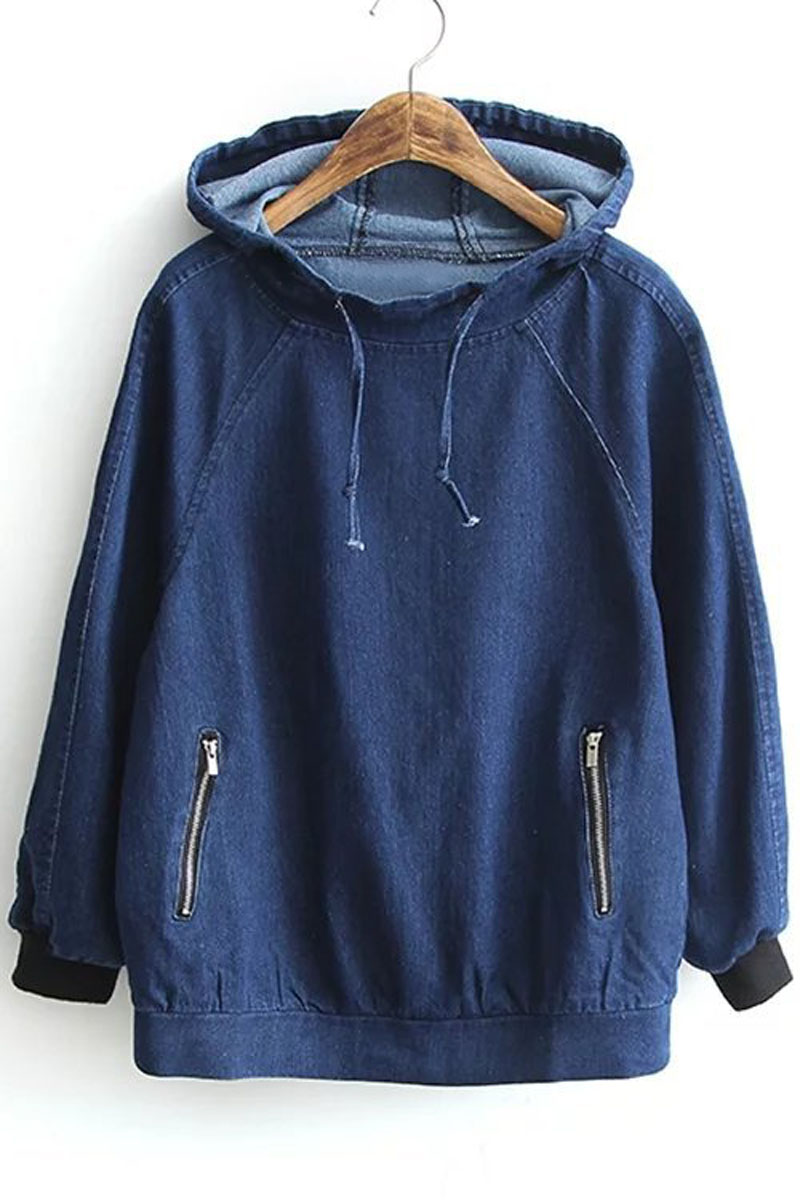 hoodie with zip pockets