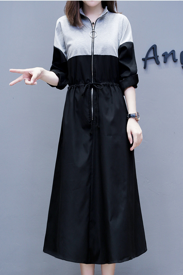 a line sweatshirt dress