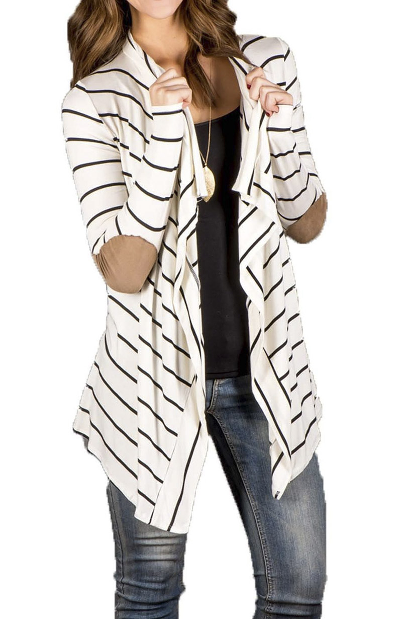 

Women's Cardigan Batwing Jacket Casual Stylish Loose Coat, White