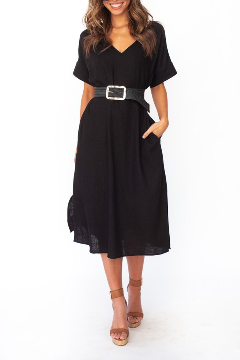 t shirt dress and belt