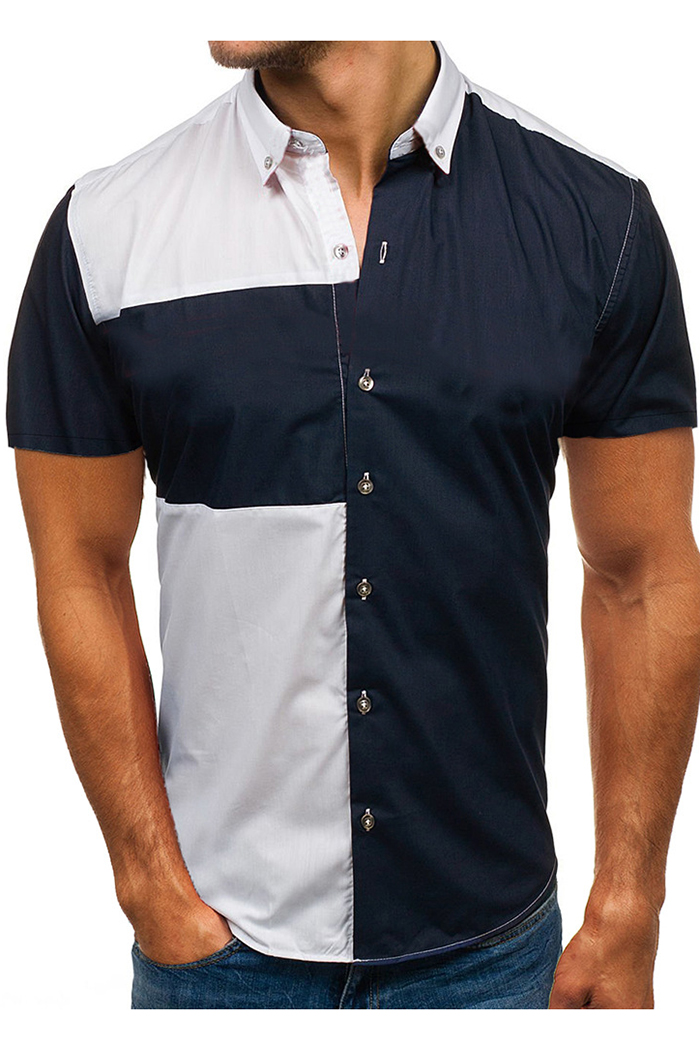 bi colour shirt