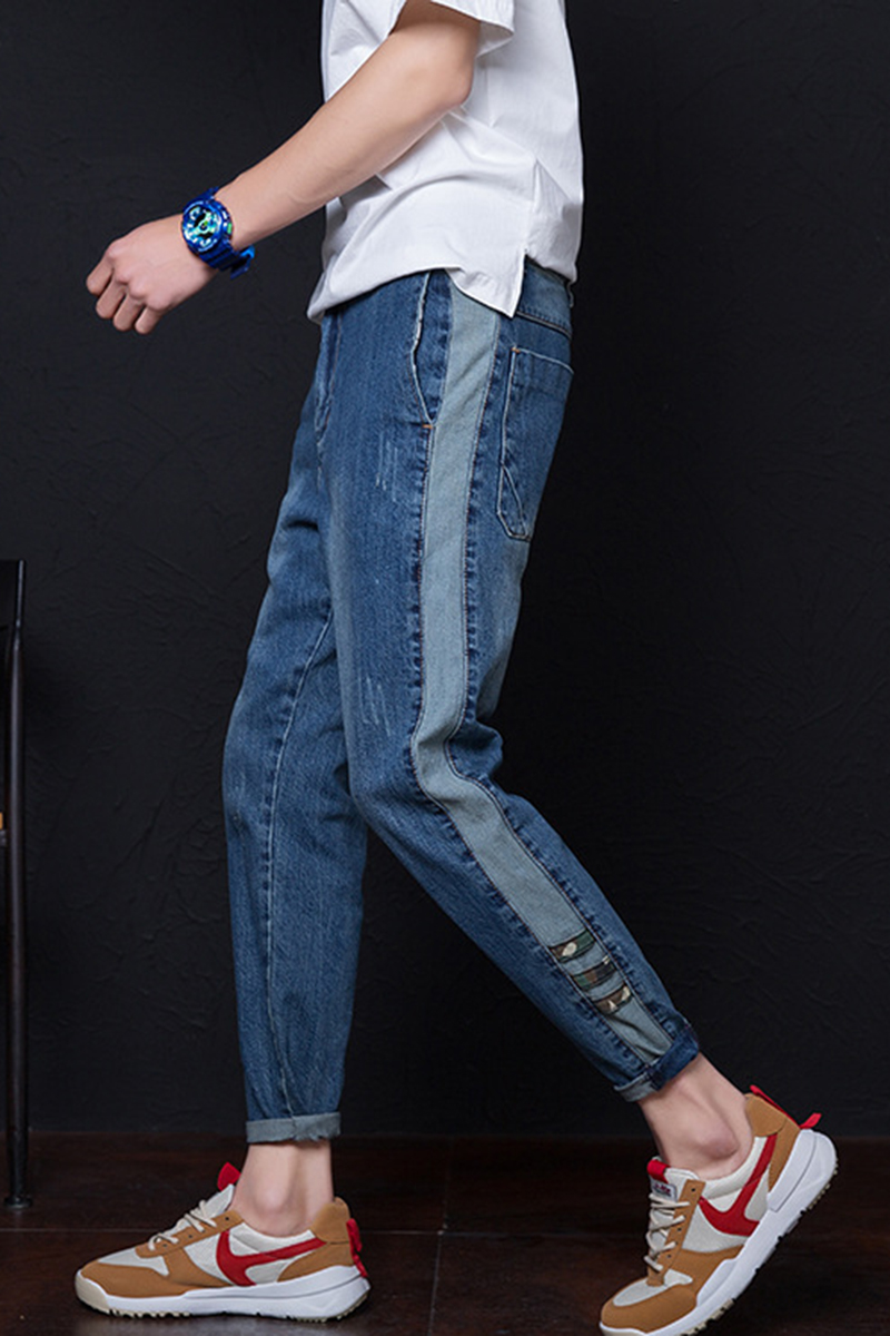 side tapered jeans