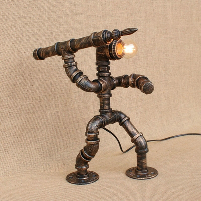 

Novel Mini Pipe Soldier Shape Table Light Whimsical Room Ornament