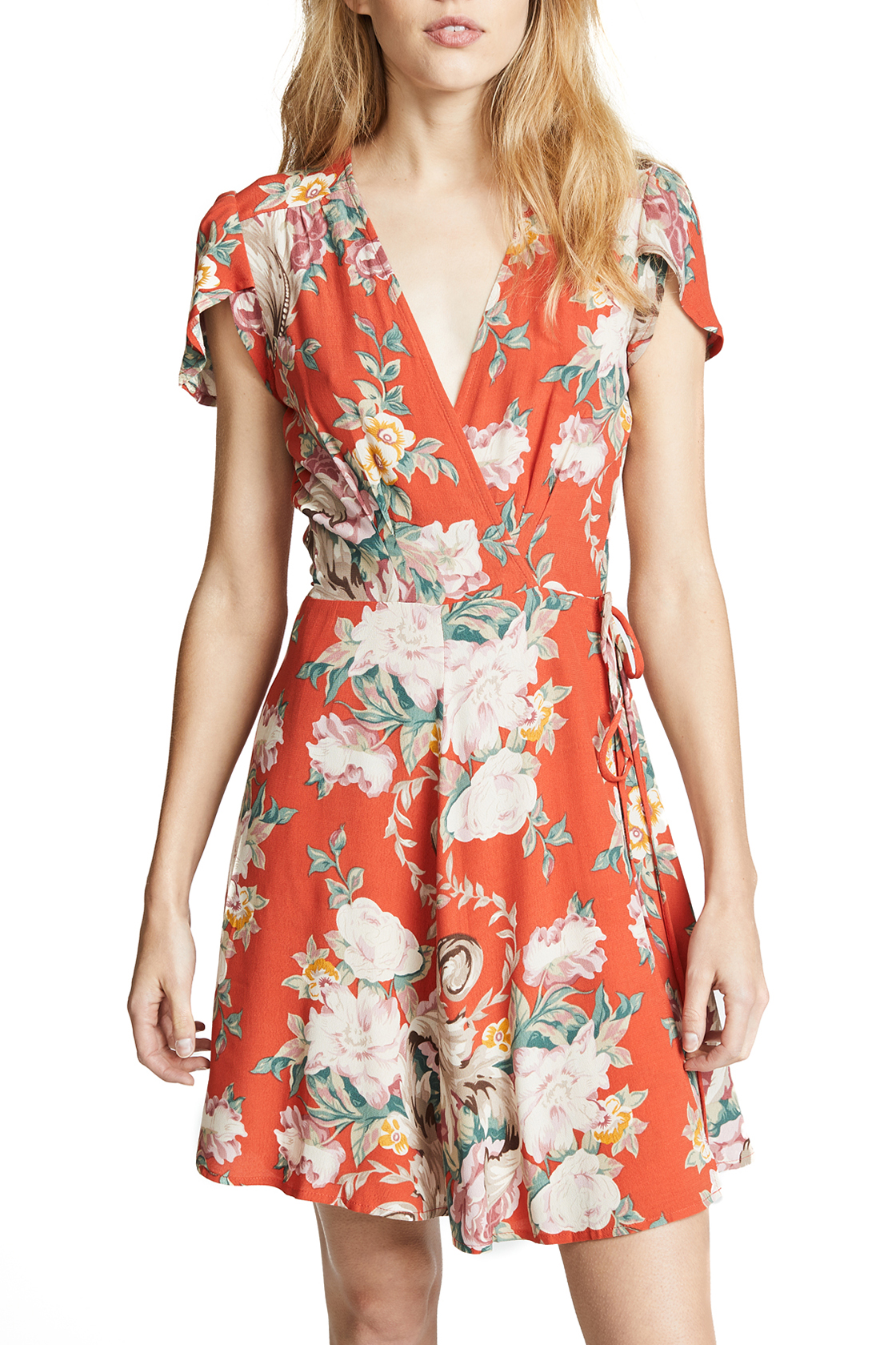 wrap neckline
