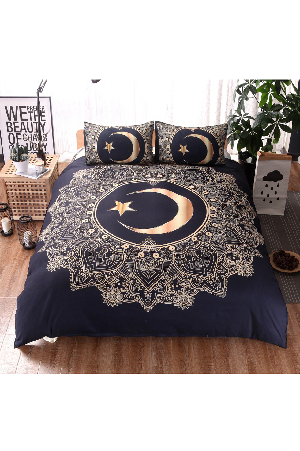 duvet cover moon and stars