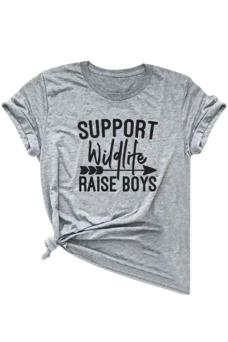 Support Wildlife Raise Boys Tee