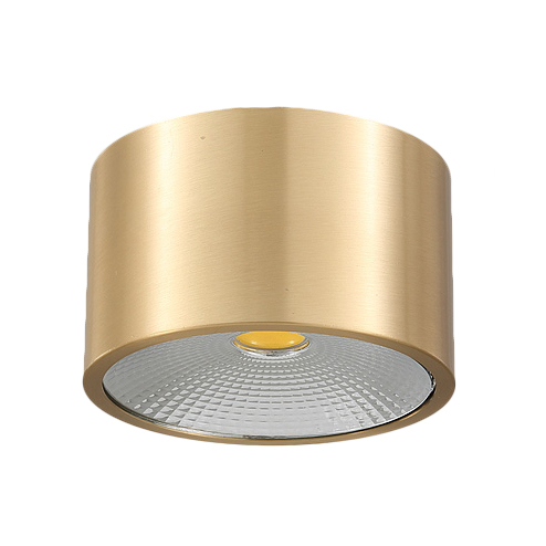 Modern Drum Shape Led Spot Light Dining Room Kitchen Single Head Gold