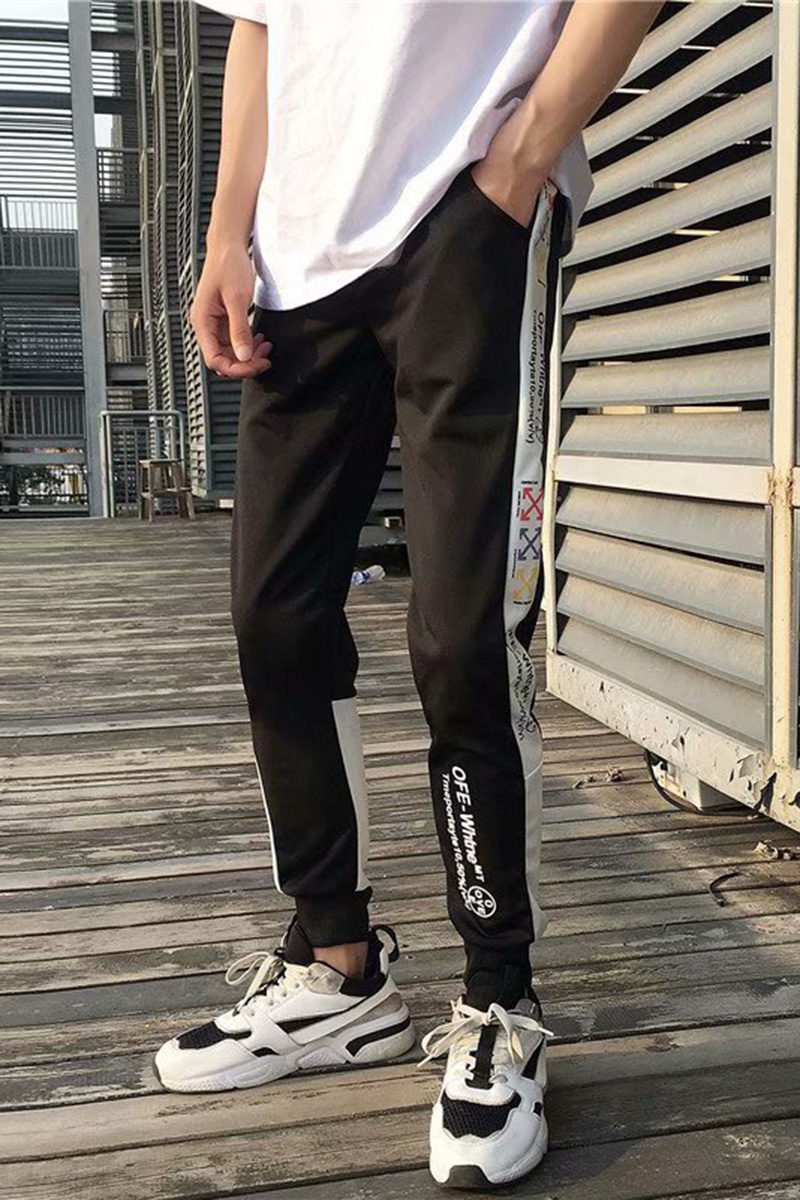mens loose fit track pants